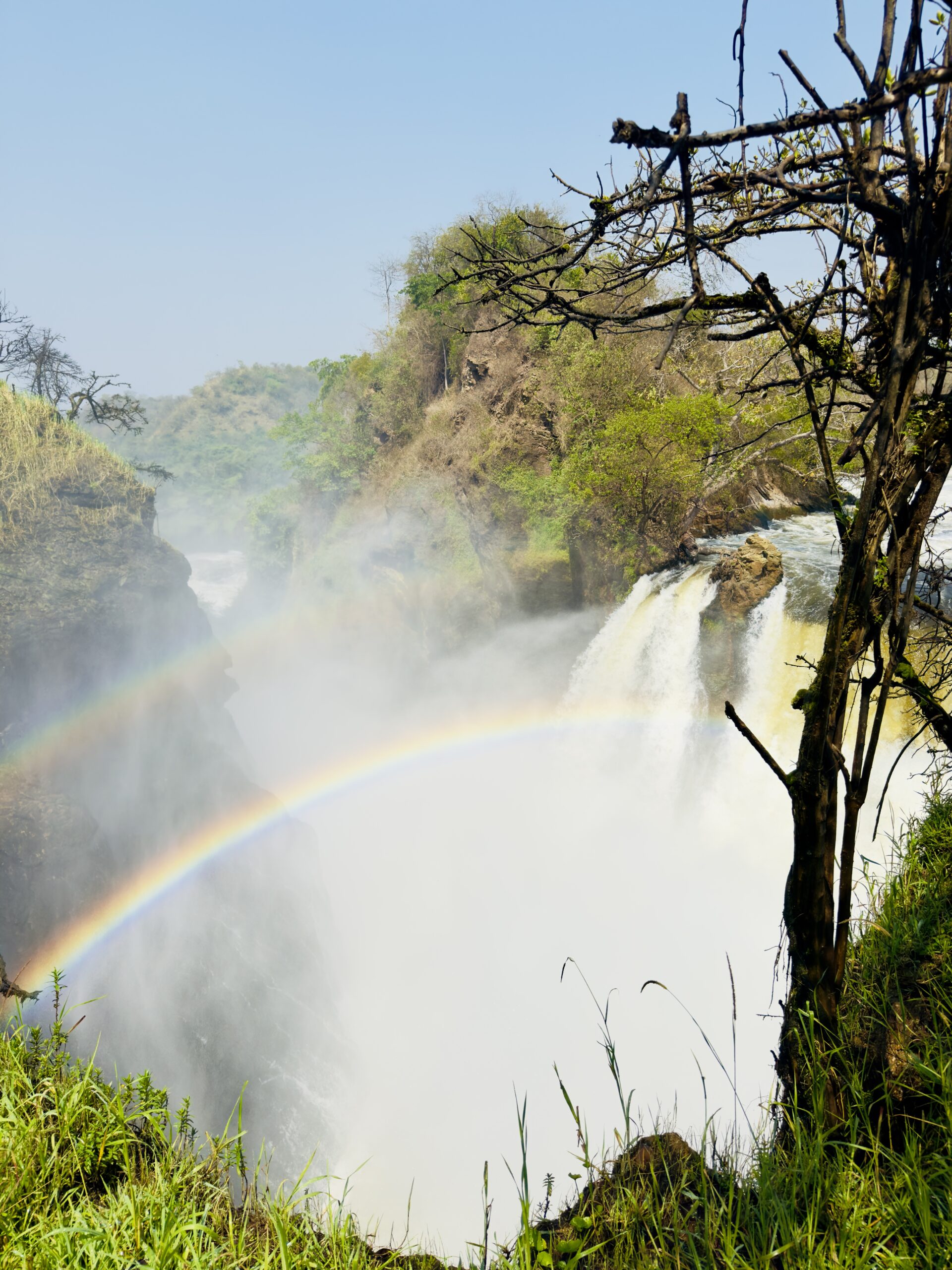 Doble RAINBOW AT MURCHISON FALLS